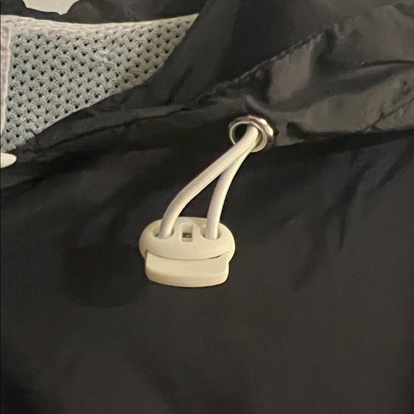 Olive & Oak Black Windbreaker with White Trim - Picture 5 of 6